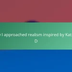 How I approached realism inspired by Kat Von D