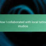 How I collaborated with local tattoo studios