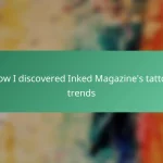 How I discovered Inked Magazine’s tattoo trends