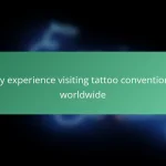My experience visiting tattoo conventions worldwide