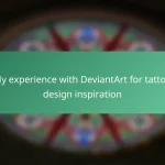 My experience with DeviantArt for tattoo design inspiration