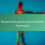 My personal opinion about Dotwork Techniques