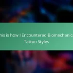This is how I Encountered Biomechanical Tattoo Styles