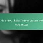 This is How I Keep Tattoos Vibrant with Moisturizer